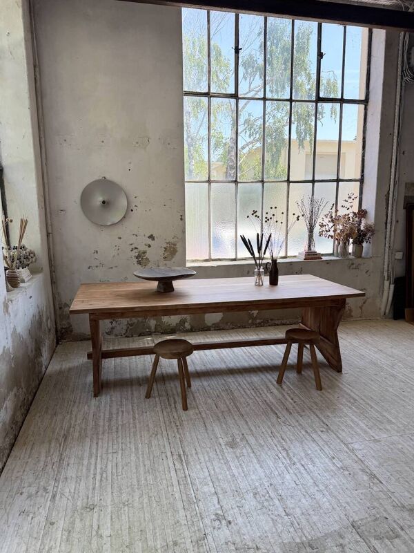 Table de ferme XL en pin