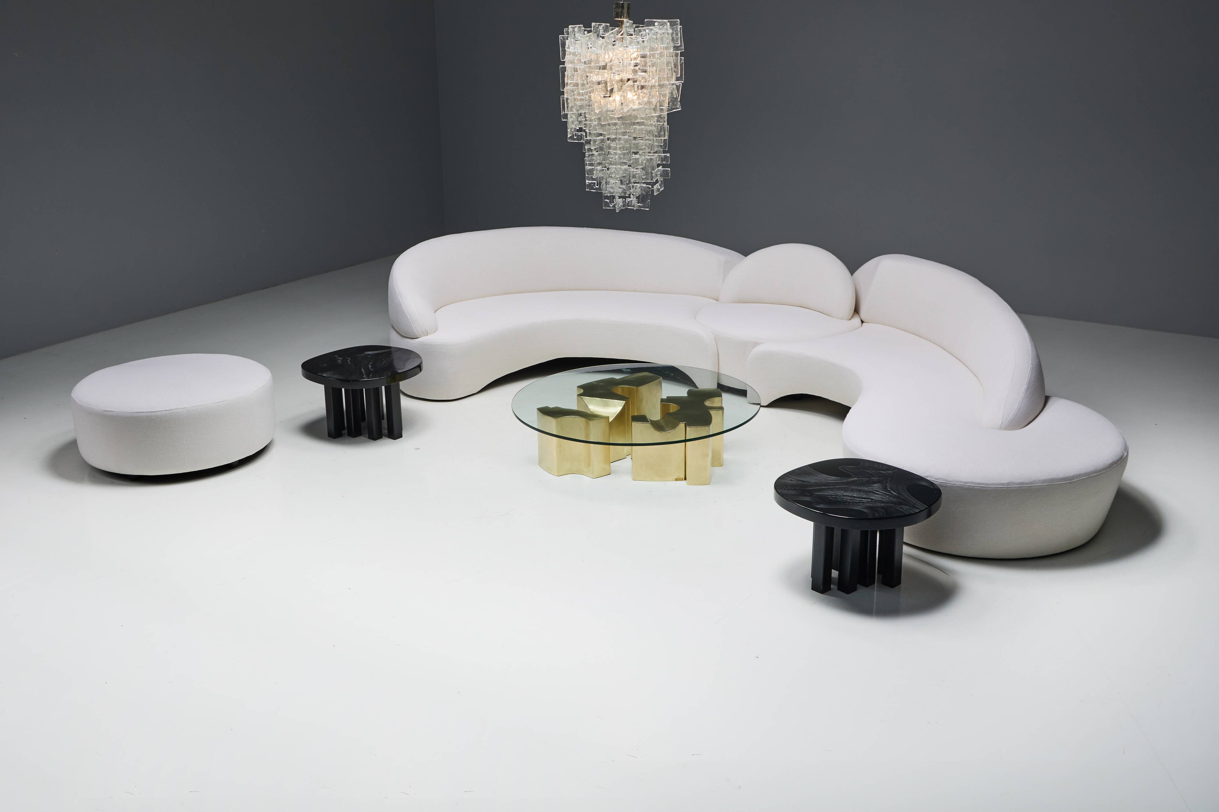 Large Chandelier by Carlo Nason for Mazzega, Italy, 1960s