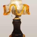 Mid-Century Murano glass table lamp by Mazzega, 1960s