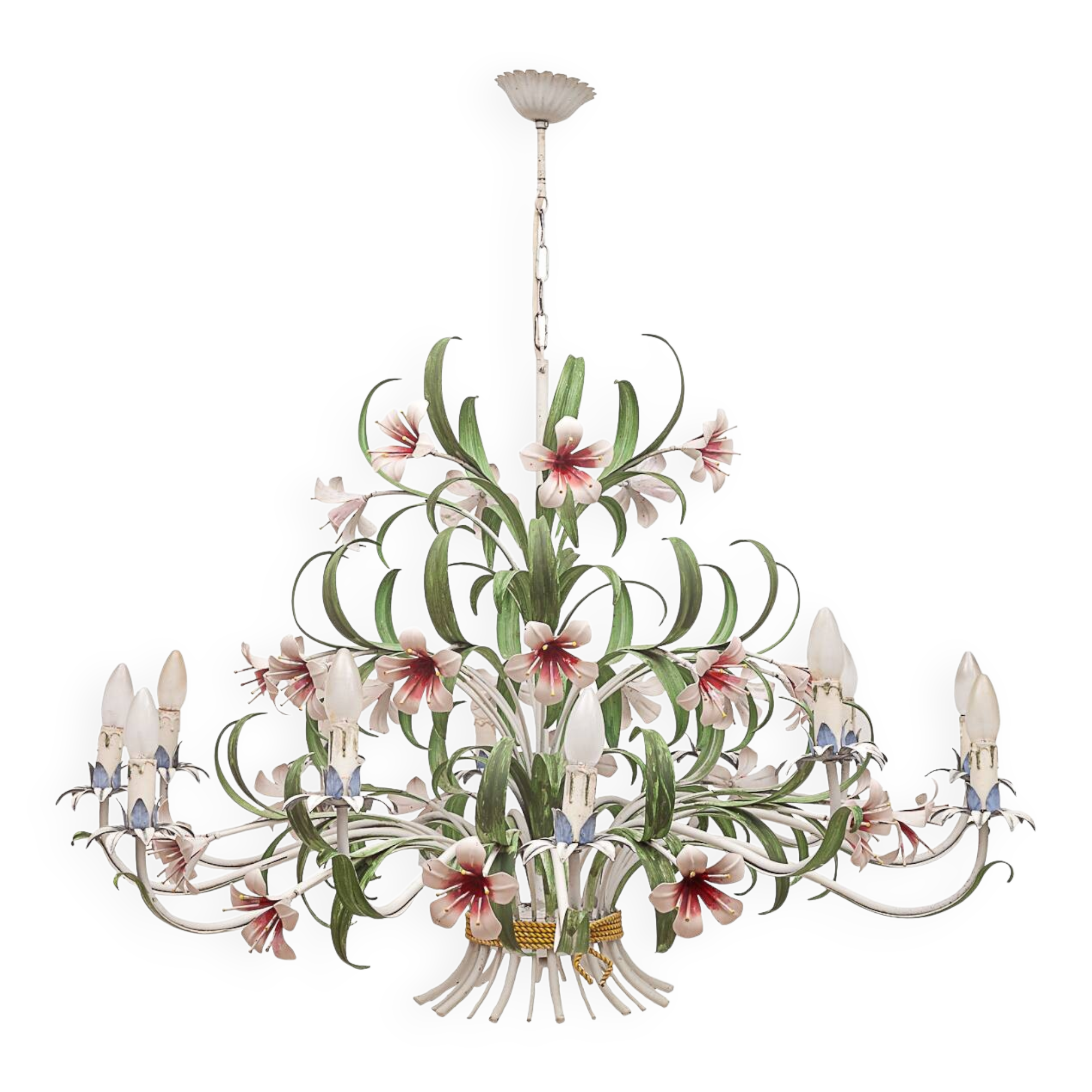 Florentine chandelier with 12 lights