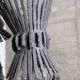 Brutalist floor lamp with five thistle-shaped lights in black wrought iron, 1970s