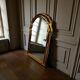 Miroir mural vintage incurvé / miroir Deknudt