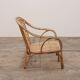 French Bohemian sofa made of bamboo from the 1960s.