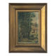 Peinture ancienne encadrée - signée R Guillet - 1948