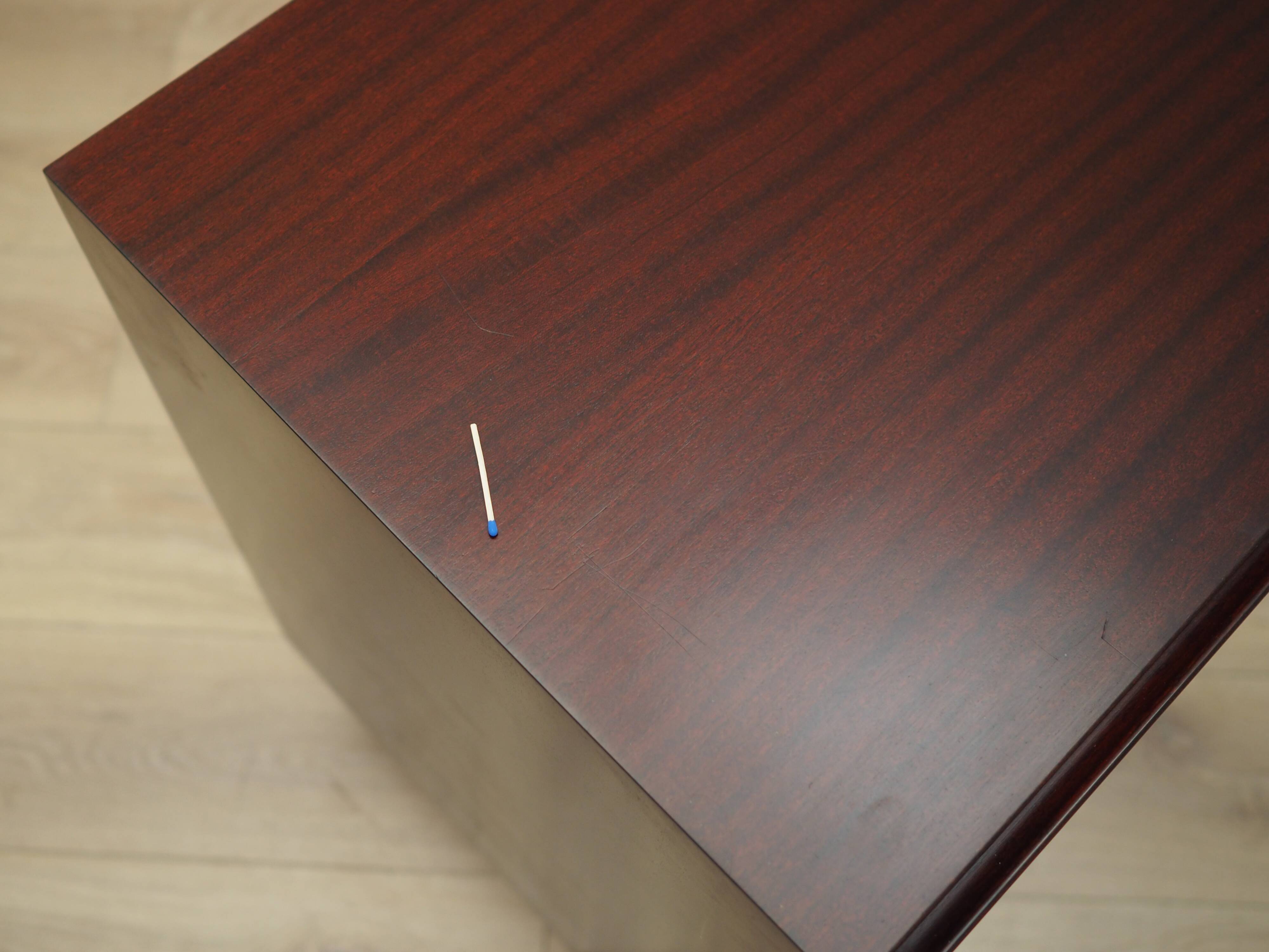 Mahogany cabinet, Danish design, 1970s, manufactured by Omann Jun