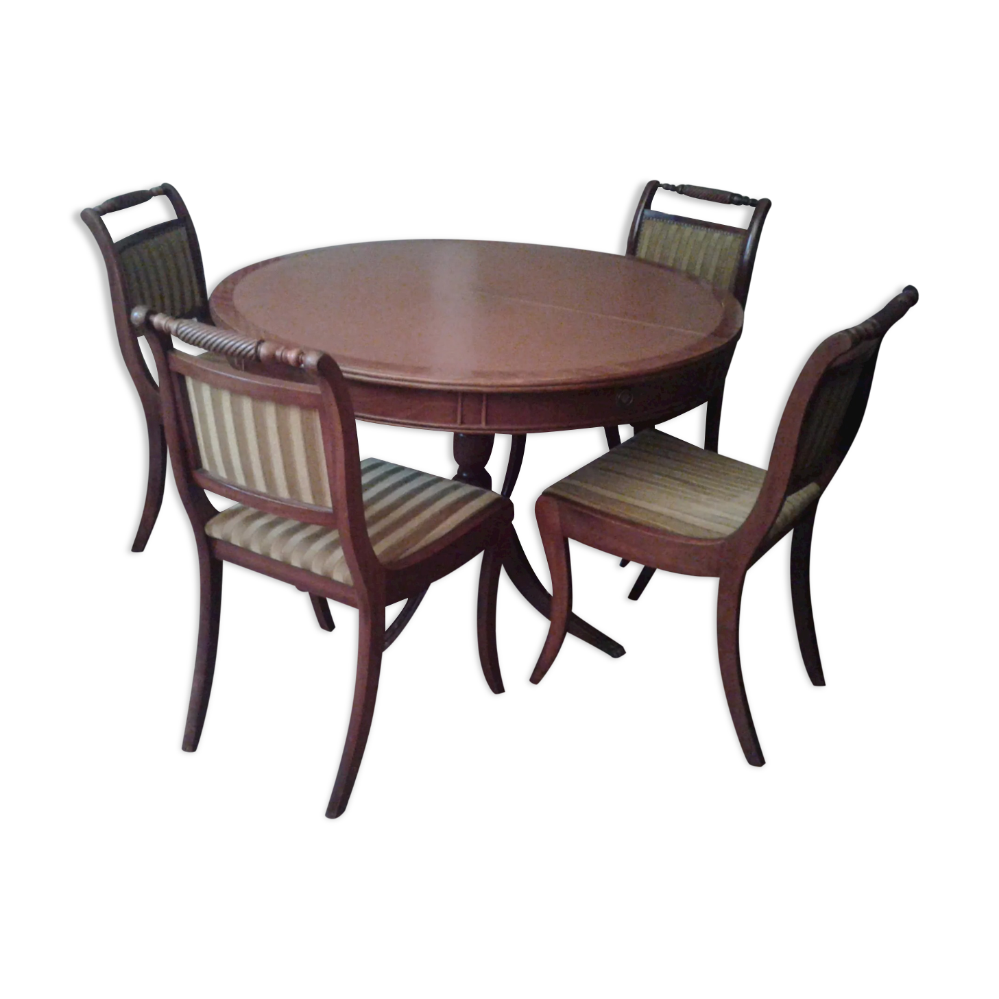Dining room's table and 4 chairs, english style