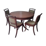 Dining room's table and 4 chairs, english style
