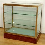 Display Cabinet in Brass and Elm – 1950