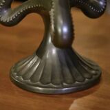 Pair of ceramic candlesticks, Sars-Poteries, 1950s