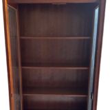 Solid cherry display cabinet
