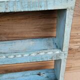 Burmese teak wall shelf