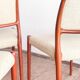 Set of 6 chairs #80 in teak by Niels O. Møller, JL Moller, Mid Century
