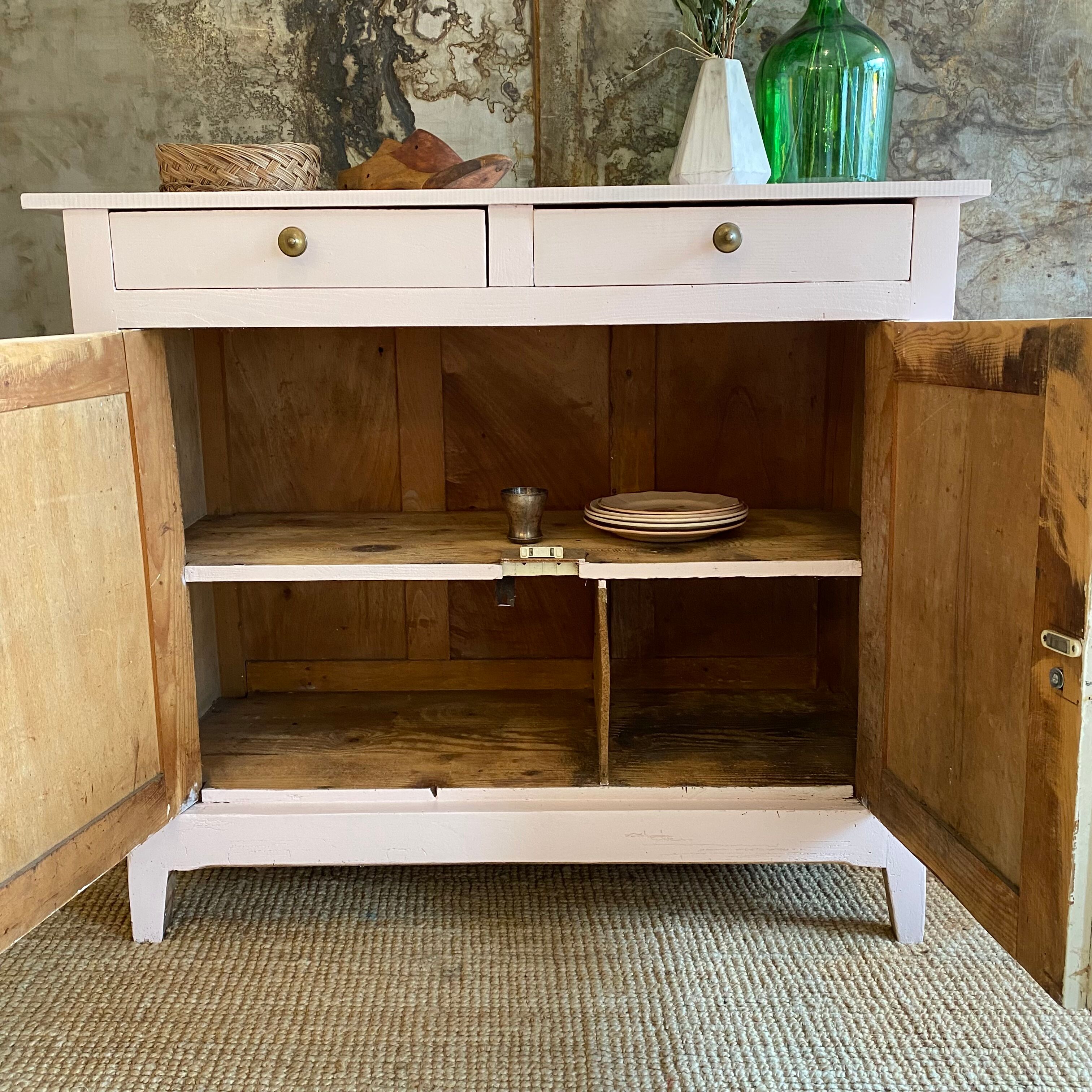 Powder pink Parisian buffet