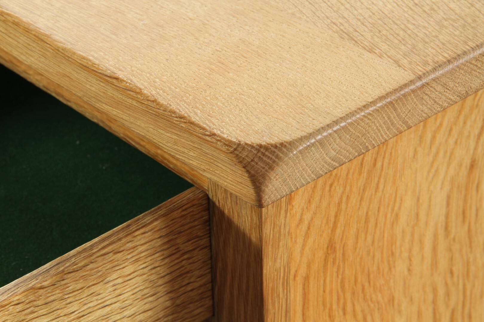 Vintage 1970s Danish Oak Low Cabinet / Sideboard, Henning Kjærnulf style