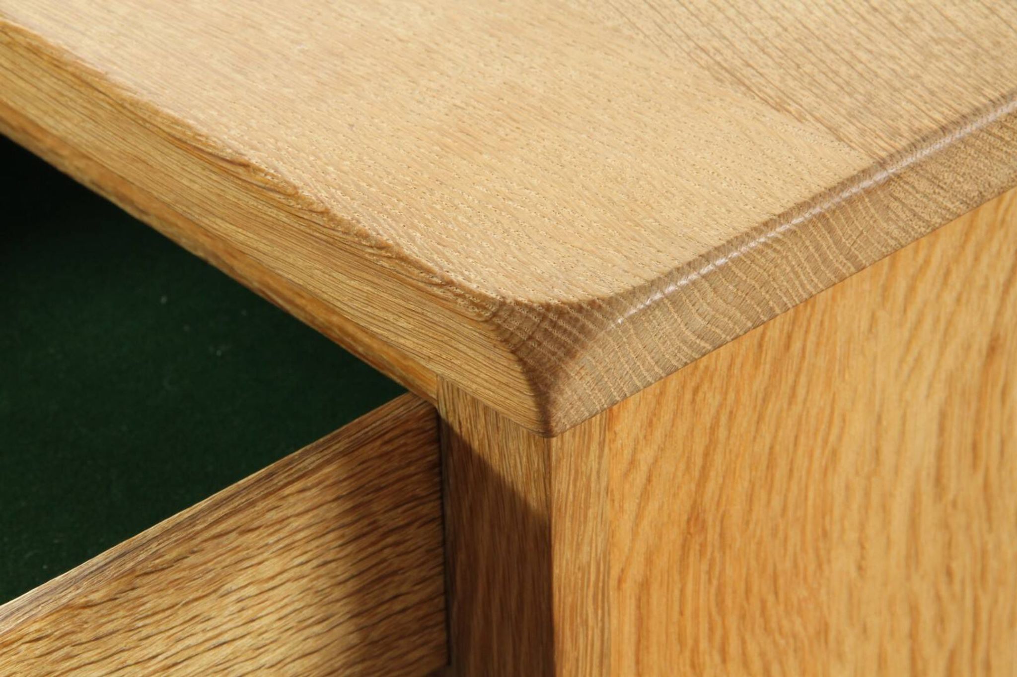 Vintage 1970s Danish Oak Low Cabinet / Sideboard, Henning Kjærnulf style