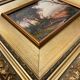 Italian school painting "Hilly landscape" signed + frame
