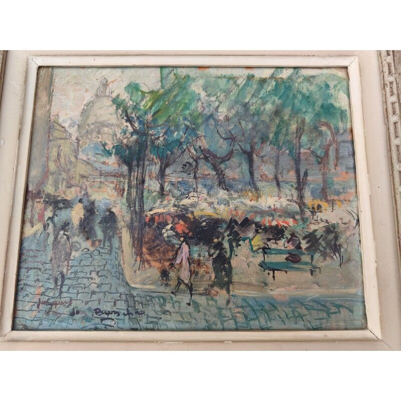 Oil on canvas: Jacques Van Den Bussche