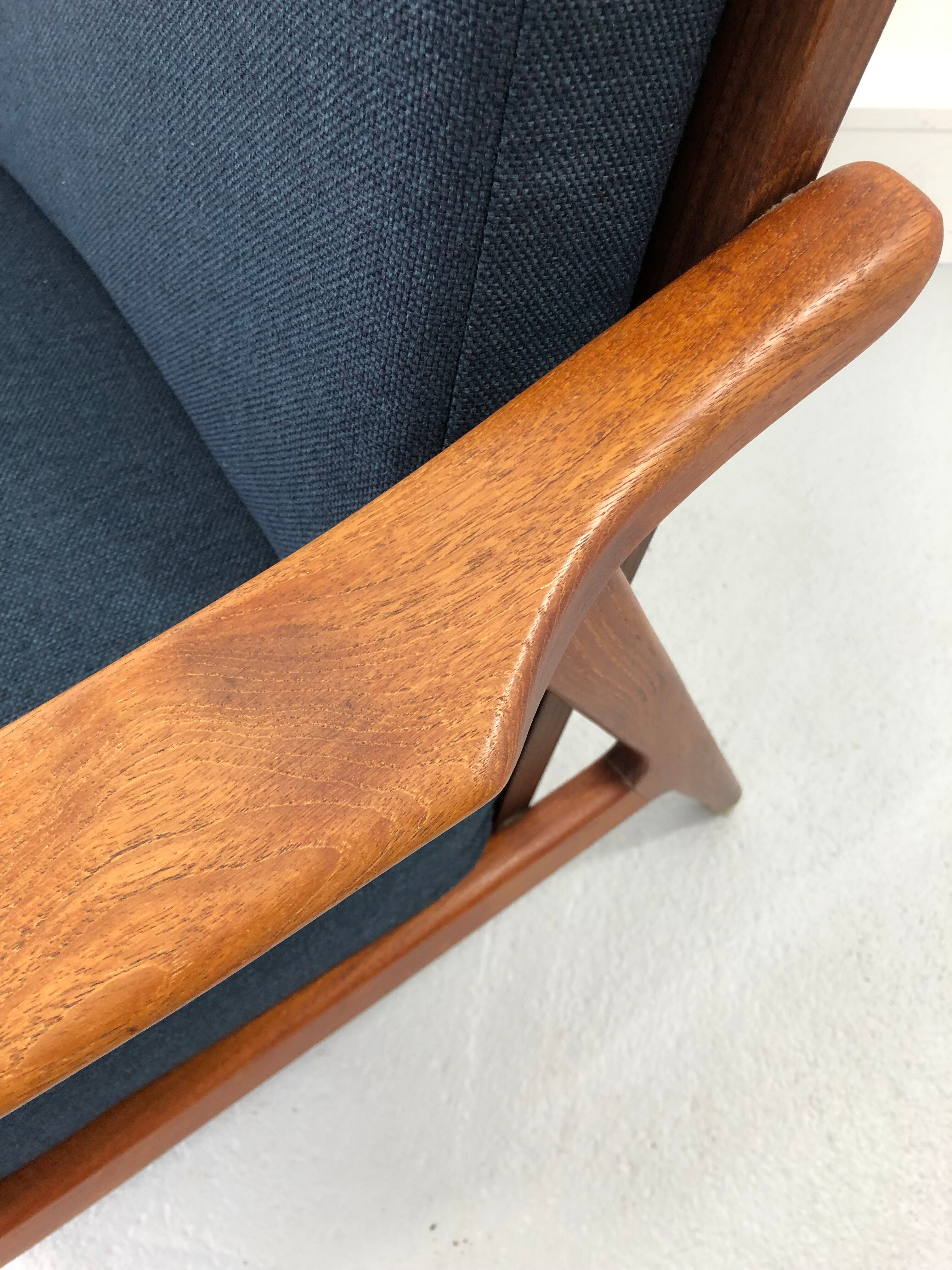 Vintage danish teak lounge chair, 1970s