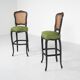 2 Louis XV style bar stools, Belgium