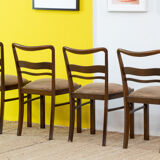Set of 4 vintage Scandinavian chairs – 45 cm