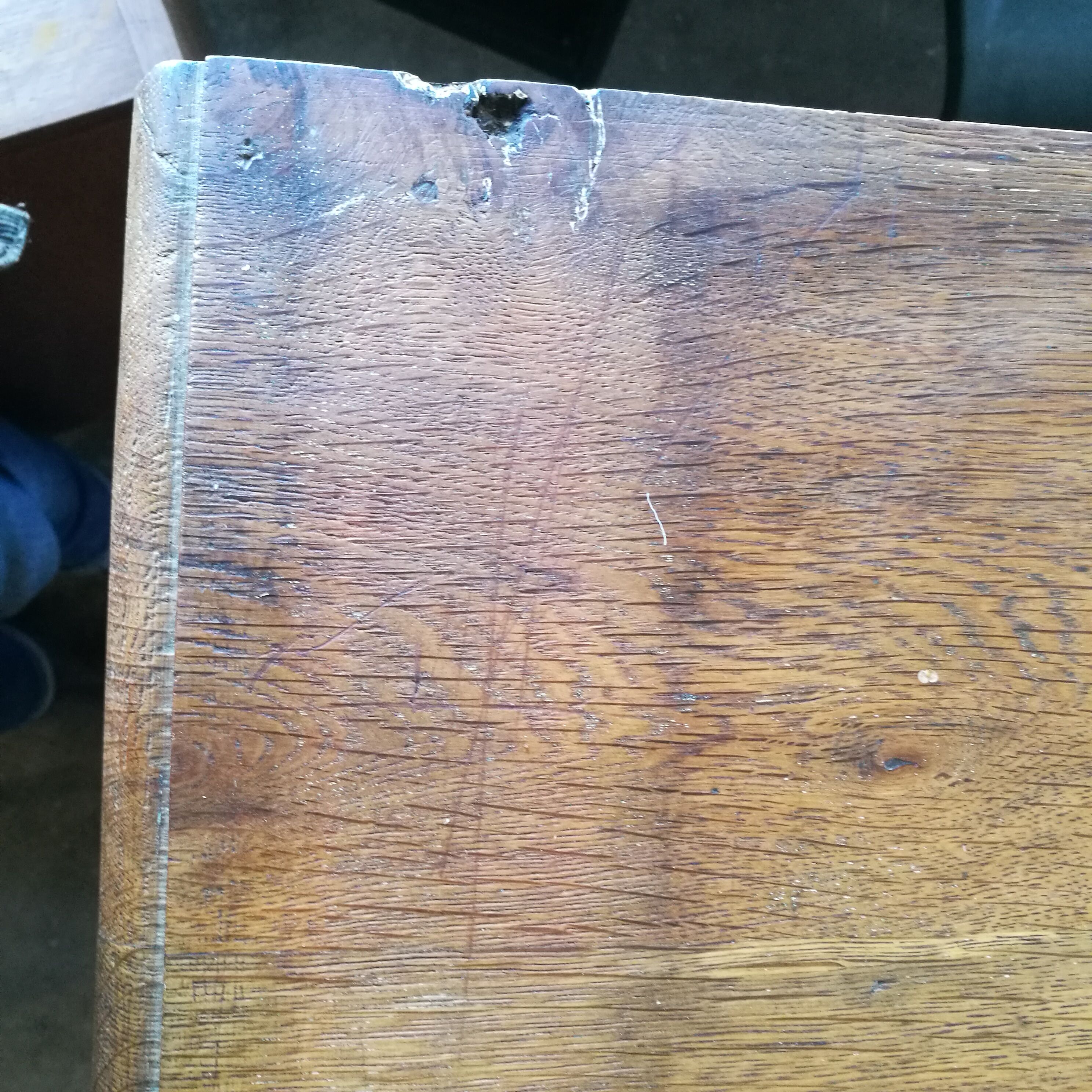 Louis Philippe solid oak buffet