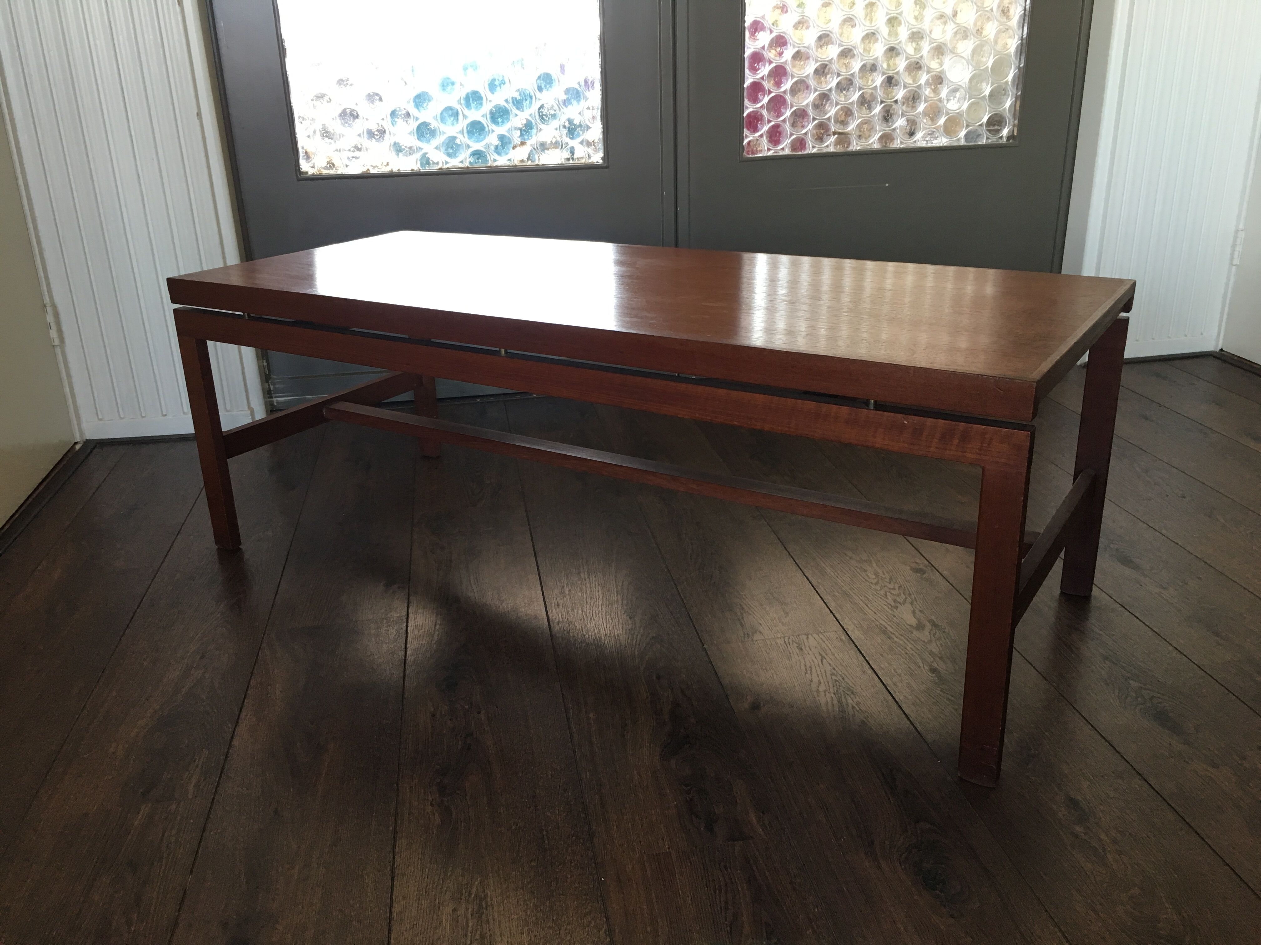 Table basse scandinave en teck