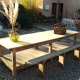 Pine draper table 3m x 1m