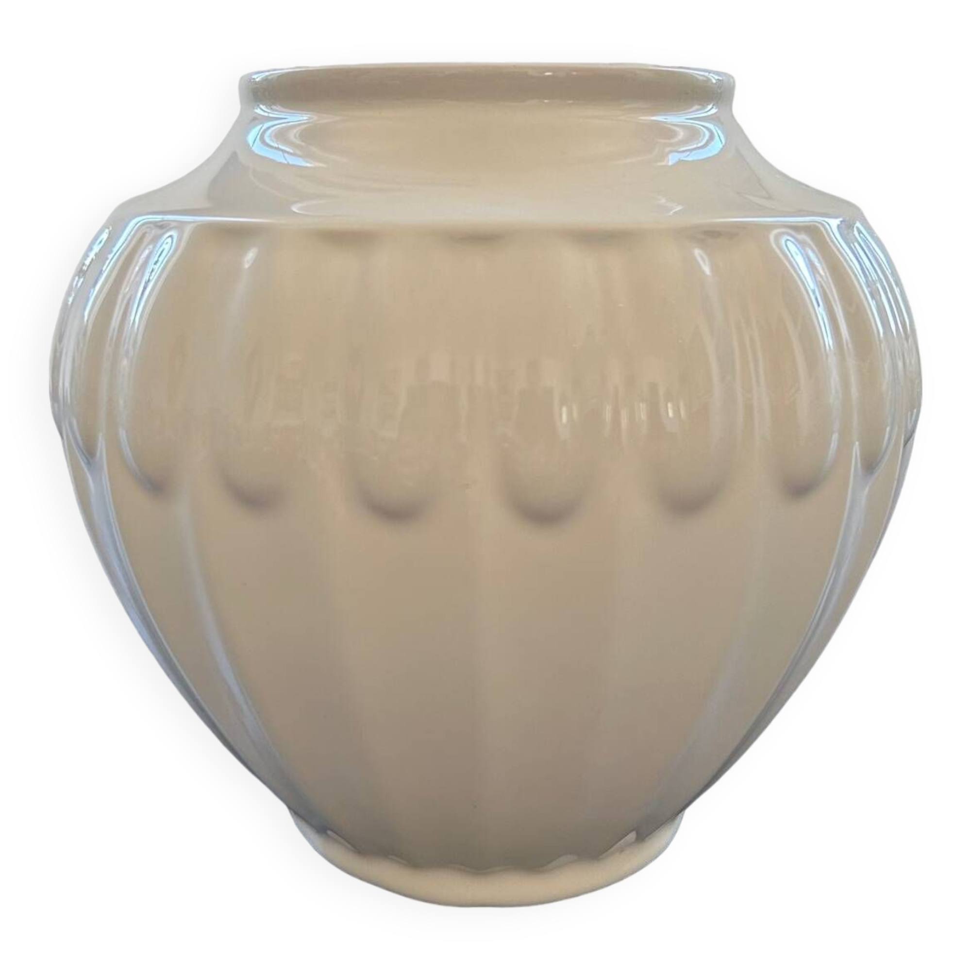 Art Deco style round vase