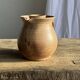 Vintage brutalist stoneware pink wine cooler pitcher H19