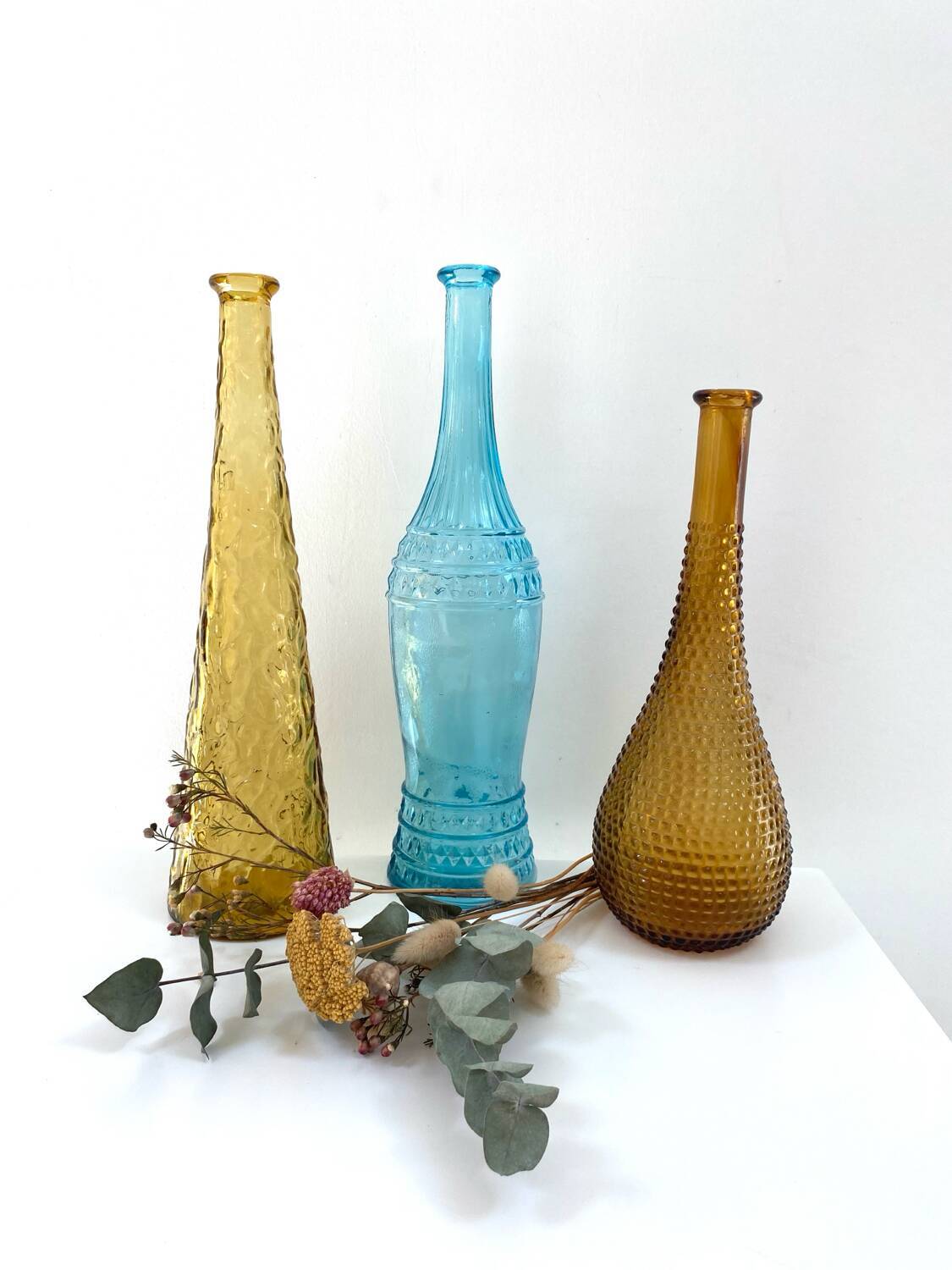 Trio de carafes Empoli - Italie des années 60