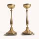 Scandinavian Modern Brass Candlesticks by Gunnar Ander for Ystad Metall