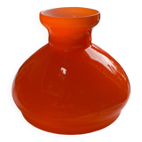 Abat-jour verre orange style vintage
