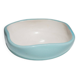 Coupe carré en faïence, keramos, 1950s
