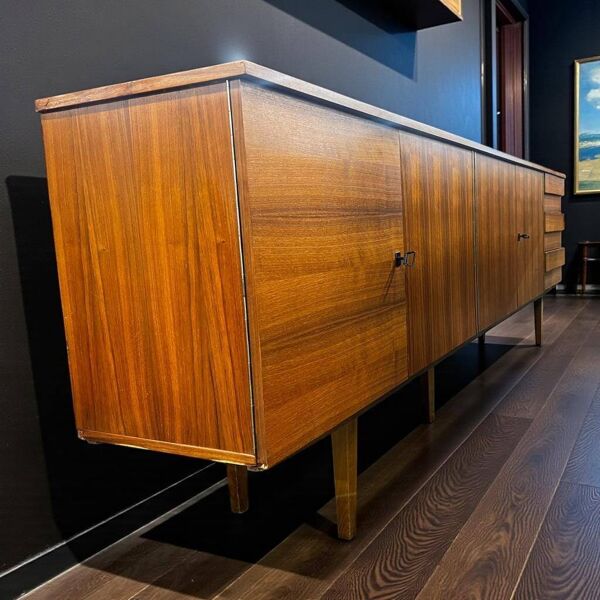 Buffet vintage XL en bois / buffet / long meuble