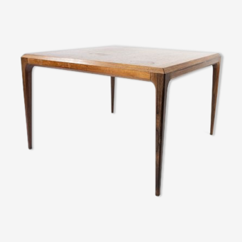 Coffee table in rosewood designed by Johannes Andersen and manufactured by Silkeborg Furniture