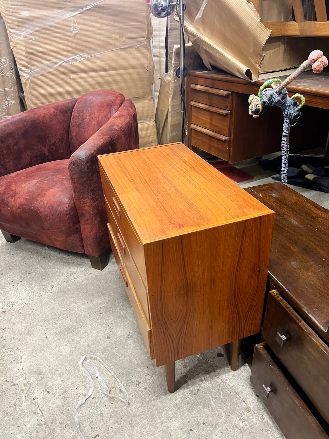 Scandinavian teak chest of drawers, Sweden, 1960