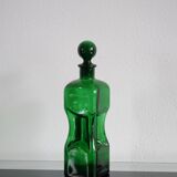 Erven Lucas Vintage Decanter Bowls Green Glass Canterer