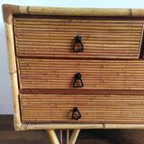 Commode en bambou, 1960