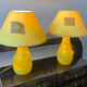 Lampes Murano en duo vintage années 90 / 2000