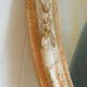 Oil portrait on canvas carved wooden frame