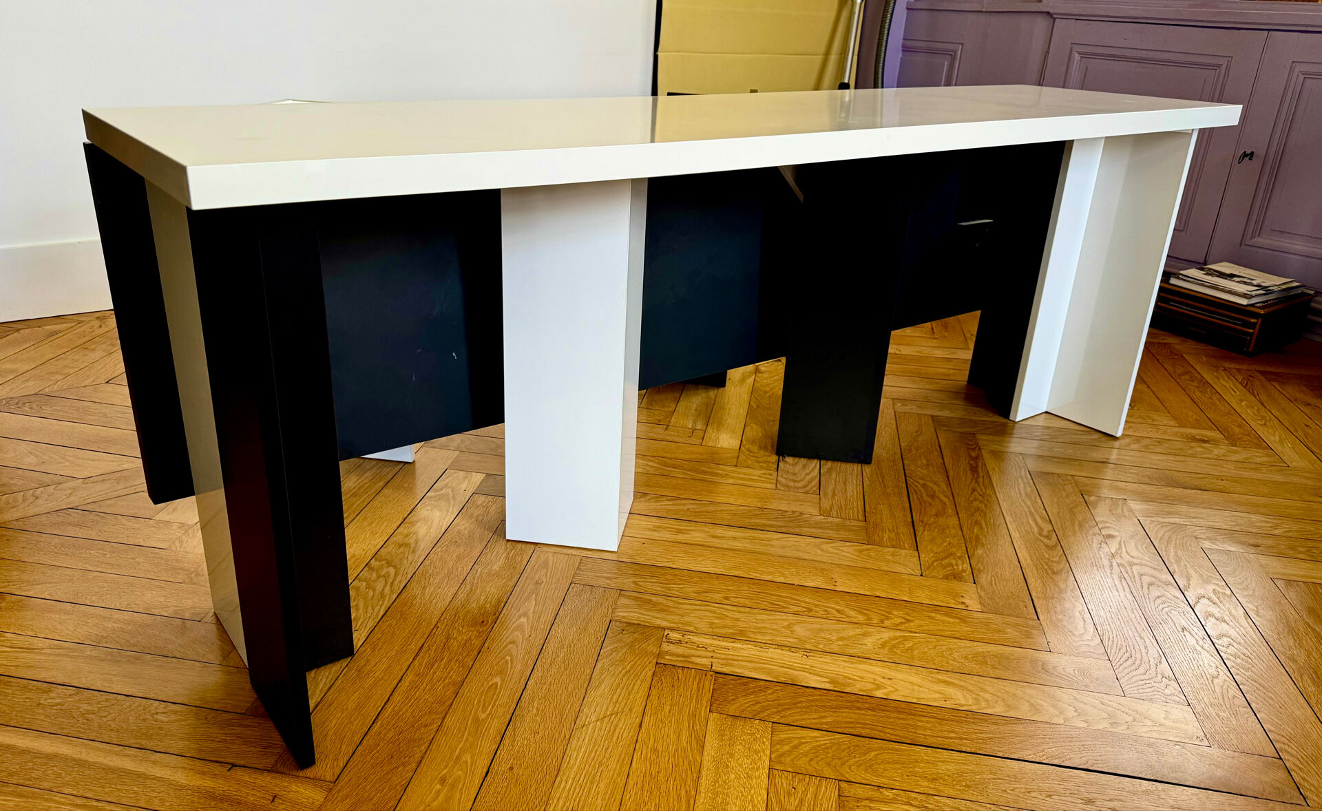 Transformable console dining table — Buren inspiration — 2016