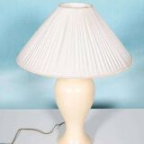 Vintage 1970s bohemian ceramic table lamp.