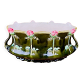 Art Nouveau barbotine jardinière from Fives, Lille