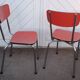 Pair of vintage formica chairs