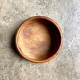Salad bowl, cut into turned wood