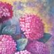 Painting bouquet of flowers