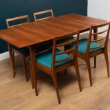 Retro extending dining table & 4 chairs by tom robertson for mcintosh of kirkcaldy