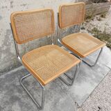 Pair of chairs B32 Marcel Breuer italy