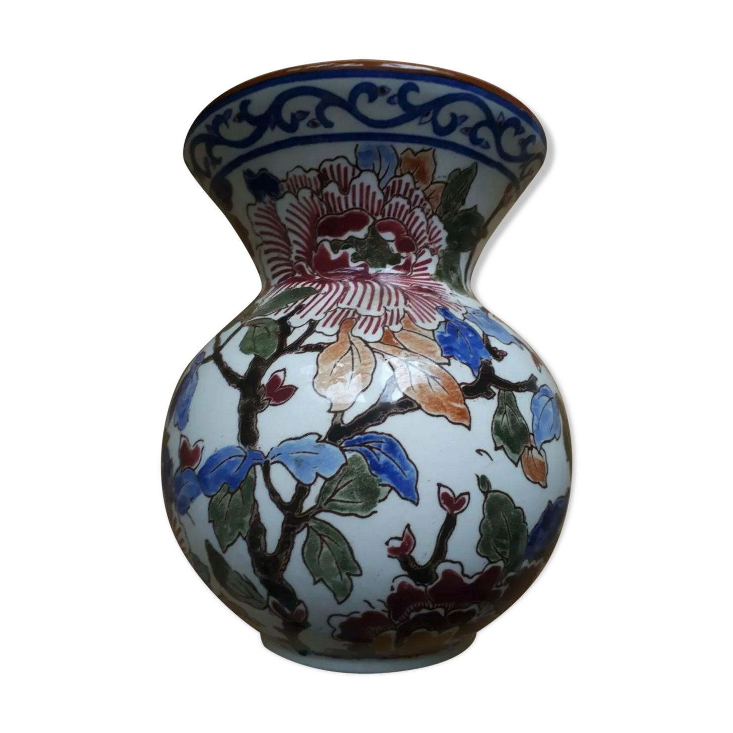 Vase ball Gien Peonies