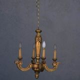 Gloss wood Golden 4 lights